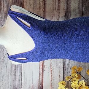 NWT BCBGENERATION PERIBLUE SHOULDER CUTOUT RACER BACK BODYCON DRESS